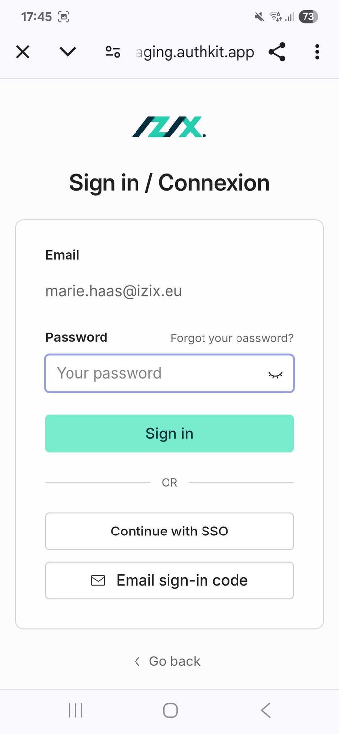 3. Login screen-1