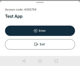 access button using - buttons