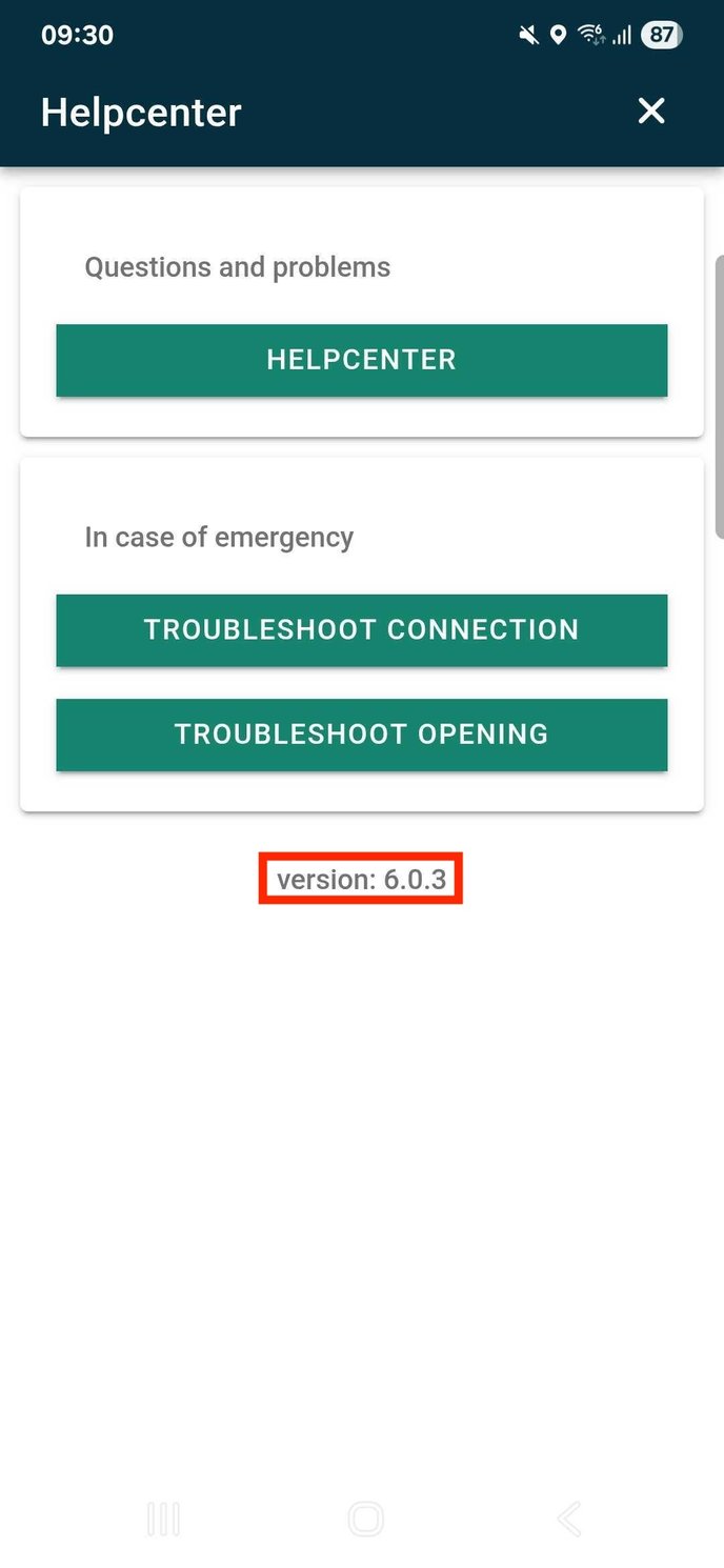 app version 6.0.3