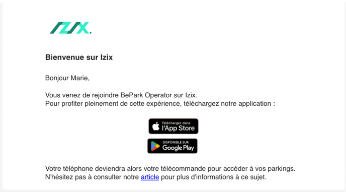 wlecome izix fr